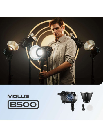ZHIYUN MOLUS B500 500W COB LED Video Light 2700K-6500K CRI ZHIYUN MOLUS B500 500W COB LED Video Light 2700K-6500K CRI